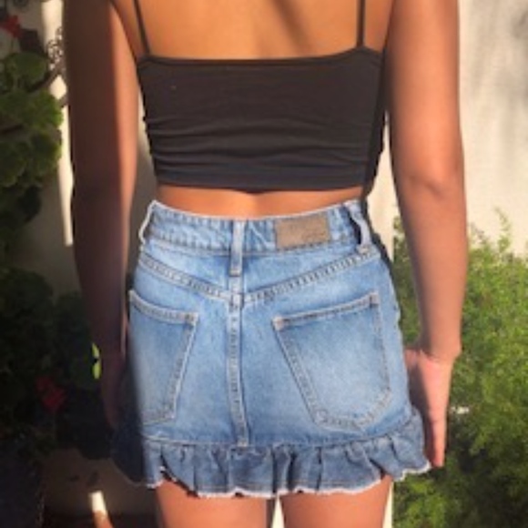 Cute flared jean shorts - Picture 2 of 2
